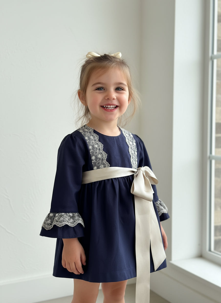 Fustan festiv blu, crd