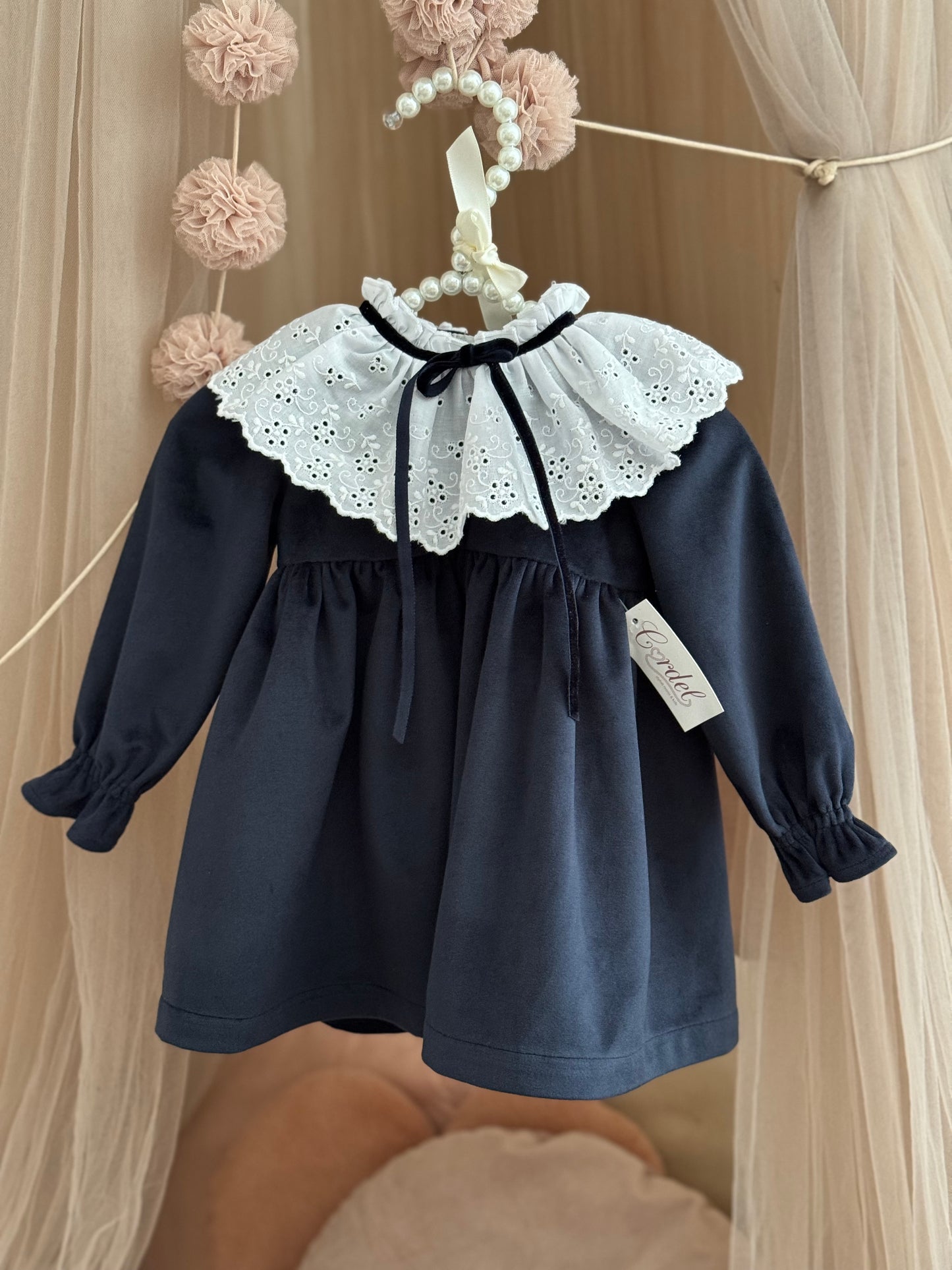 Fustan festiv blu, crd