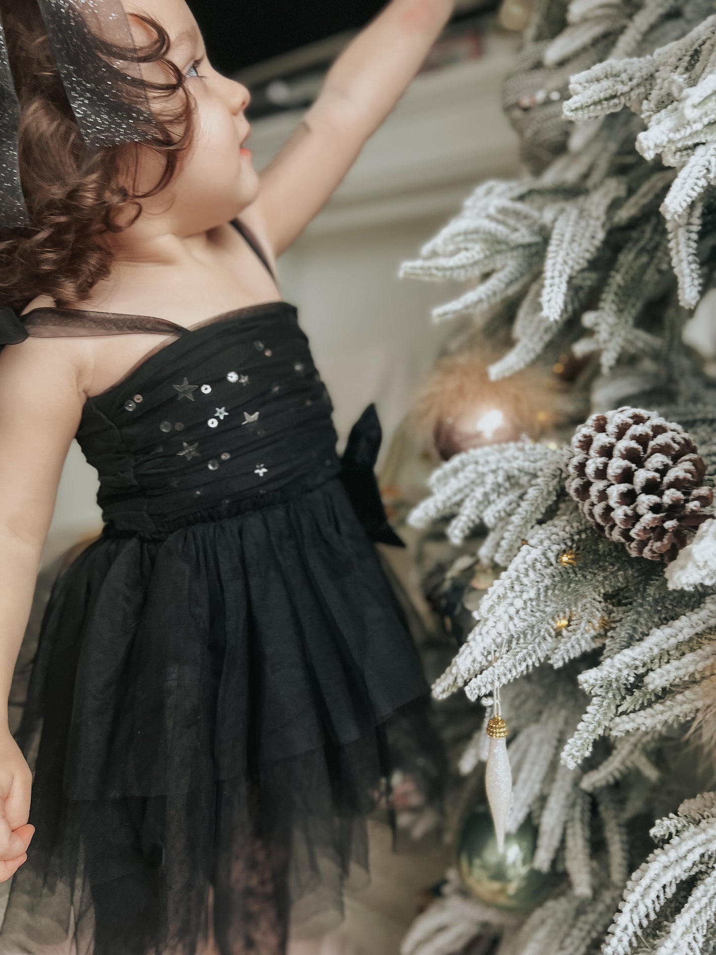 Marais Sky fustan festiv black