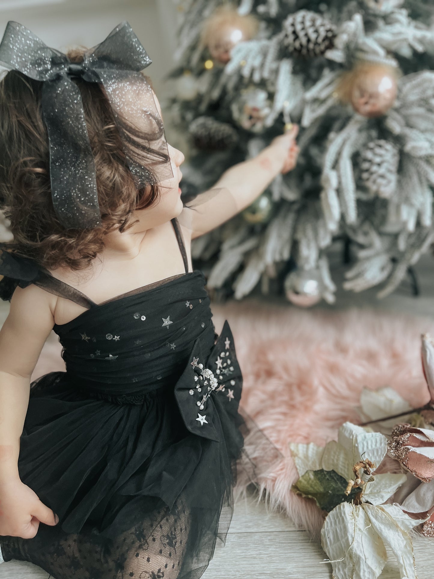 Marais Sky fustan festiv black