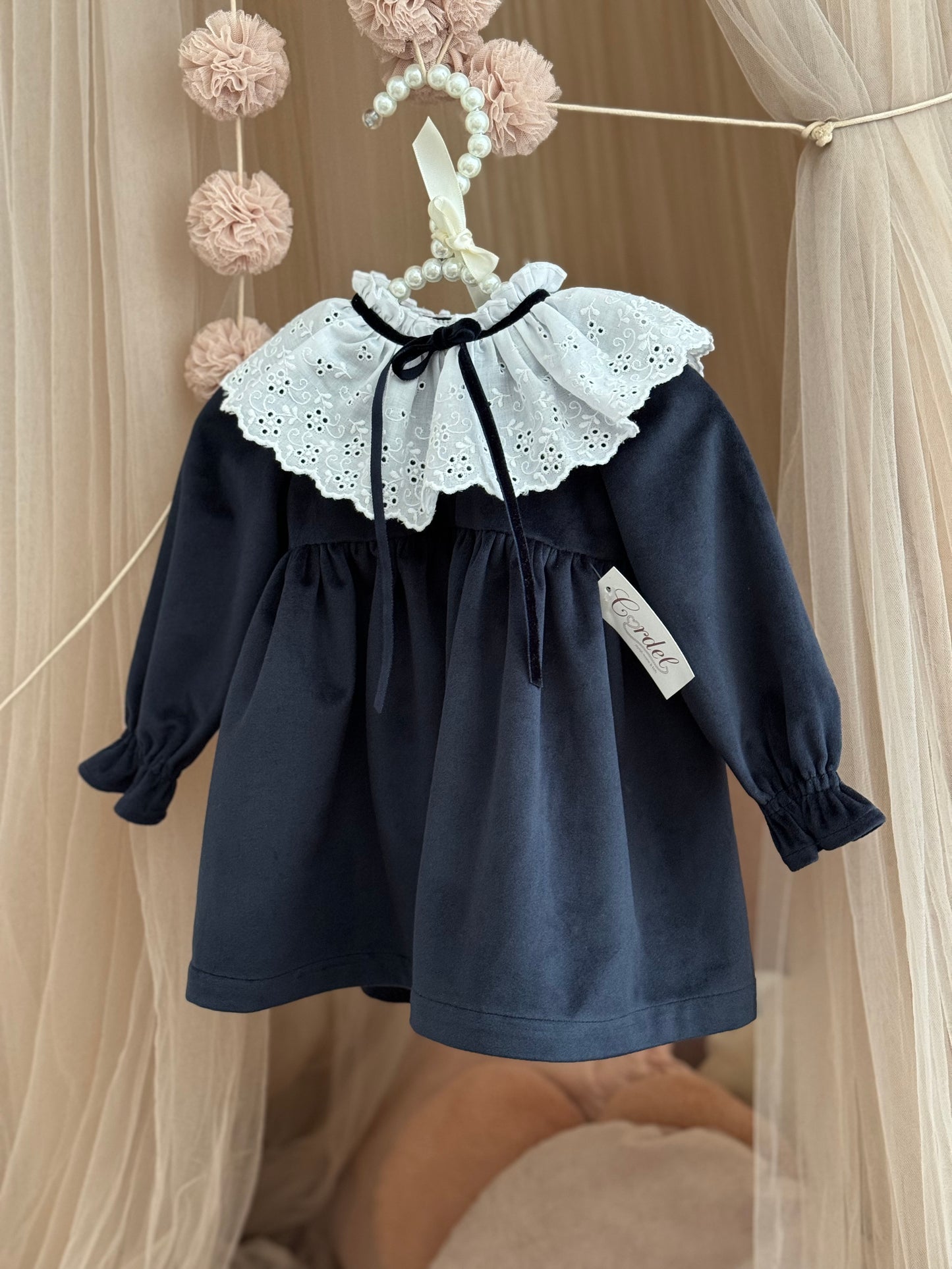 Fustan festiv blu, crd