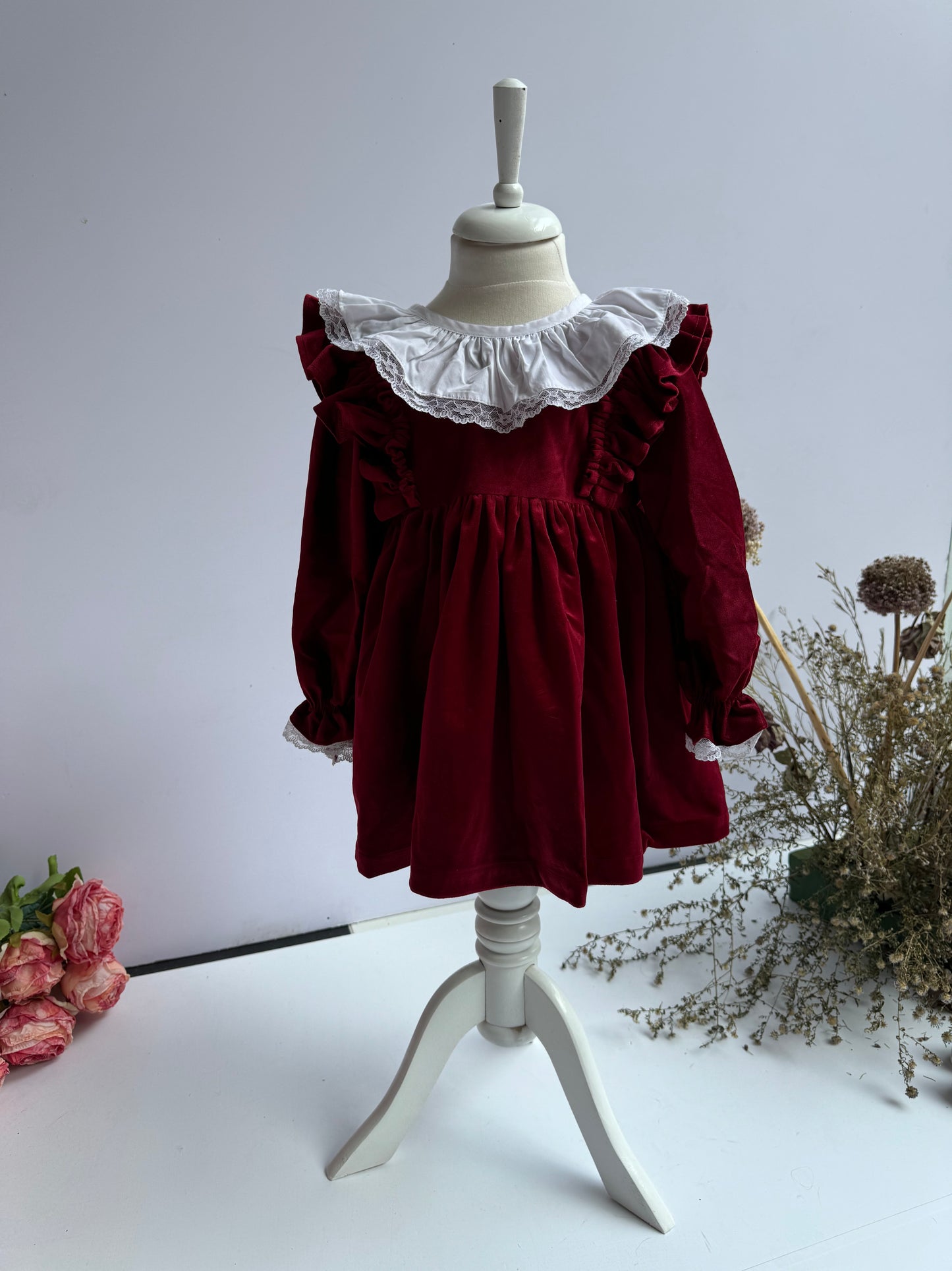 Fustan festiv velvet, crd