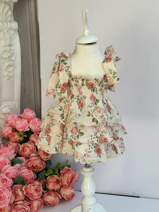 Fustan veror me trendafila roze, crd