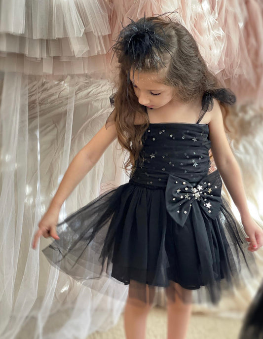 Marais Sky fustan festiv black