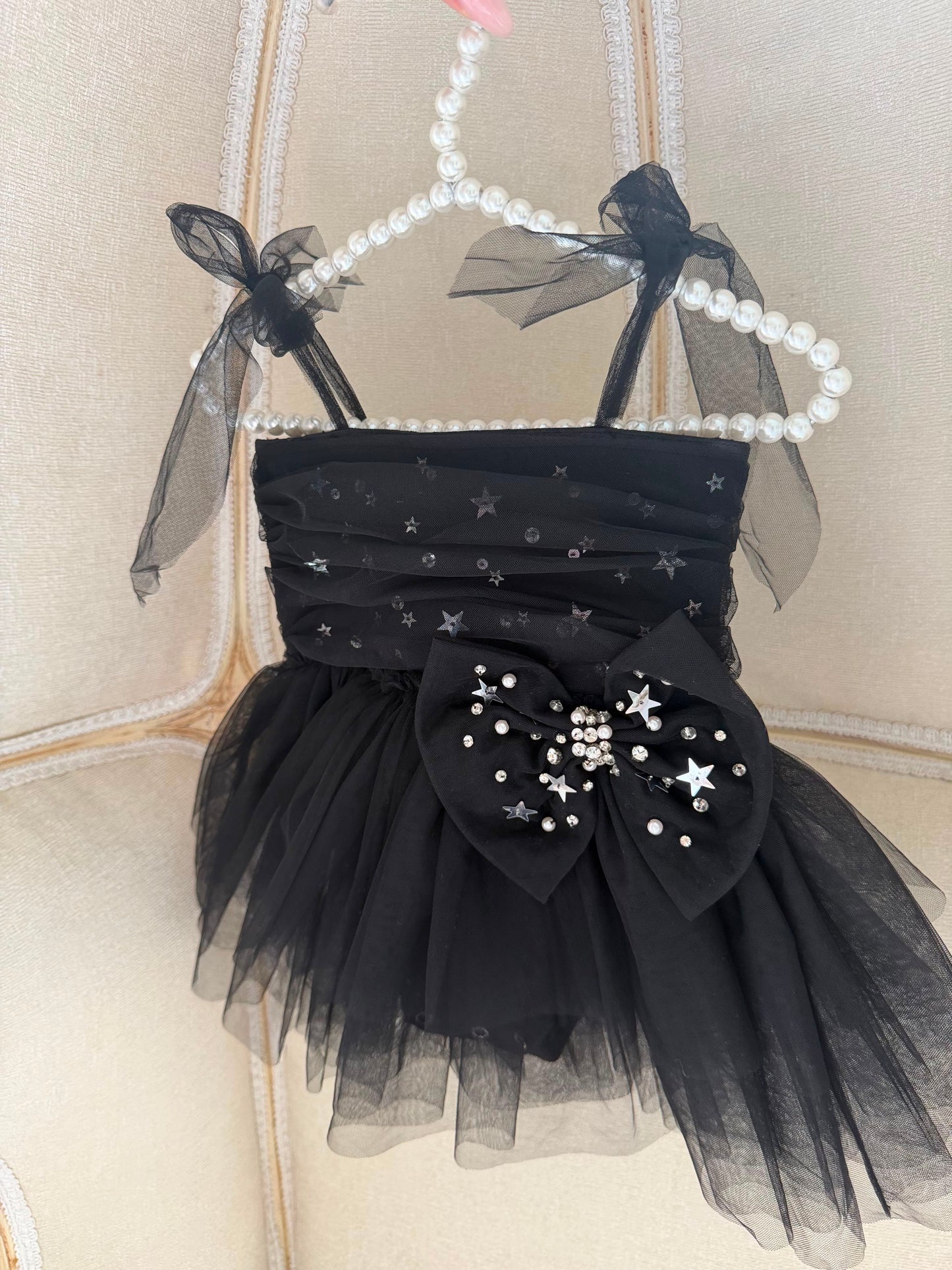 Marais Sky fustan festiv black
